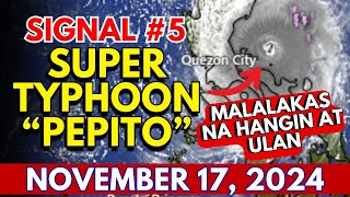 Lagay Ng Panahon Nov 17 2024  Weather Update  Pagasa Weather Update Today [upl. by Savior]