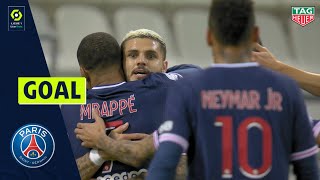 Goal Mauro ICARDI 9  PARIS SAINTGERMAIN STADE DE REIMS  PARIS SAINTGERMAIN 02 2021 [upl. by Ayihsa]