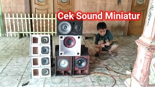 sound balap sound horek Cek Sound Miniatur [upl. by Ylicic]