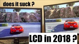 Trying an LCD in 2018  Seriously   LG 24quot Wide Angle Monitor Review [upl. by Ullund]