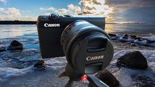 Canon EOS M100 Mirrorless Camera Review  Sample Video amp Photos [upl. by Latta]