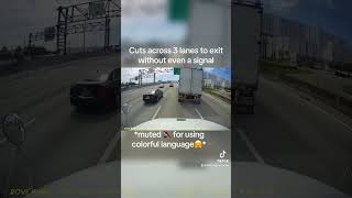 I didn’t say nice things 🤬 drivingfails dashcamcompilation roadrage carcrashes [upl. by Kcaj]