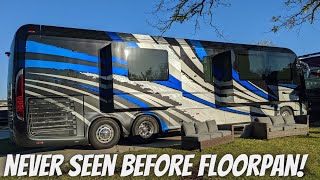 TOUR OF 2022 NEWELL COACH WITH 2 BATHSSHOWERS AND NO BUNKS [upl. by Hale]