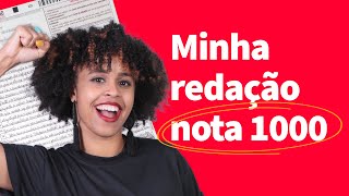 Analisando a minha redação nota 1000  ProEnem [upl. by Pippy66]