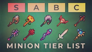 All Minion Tier List amp Comparison  Terraria 1449 [upl. by Horner]