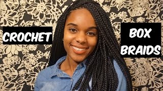 DIY Small Crochet Box Braids [upl. by Nabroc281]