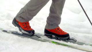 Alpina Alaska NNN BC boot XCD BC BC Telemark Skiing Madshus Panorama M68 [upl. by Srevart]