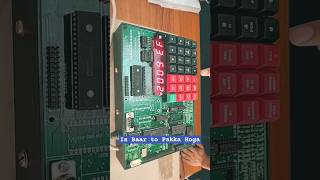 How to operate Microprocessor 8085 Trainer Kitshorts [upl. by Nottarts]