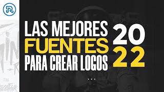 💥 Las MEJORES TIPOGRAFIAS para crear LOGOTIPOS  2022 [upl. by Lancey]