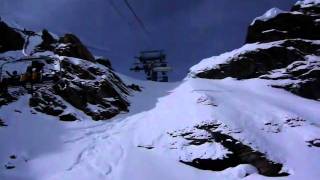 Val dIsere upandover chair lift [upl. by Sirrad236]