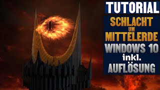 TUTORIAL Schlacht um Mittelerde 1amp2 unter Windows 10 11 spielen  Wunschauflösung einstellen [upl. by Ob]