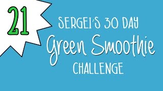 Green Smoothie Challenge Day 21 savory smoothie with dulse [upl. by Heaps]