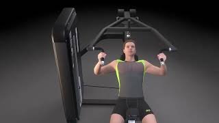 DHZ Fitness Evost II  A3013 Incline Press [upl. by Enilekcaj]