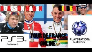 Boasson Hagen Vs Philippe Gilbert  Tour de France ps3 español  Online Multijugador con VelaPlays [upl. by Ahsaeyt802]