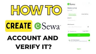 How to create and verify Esewa account in Nepal Esewa KYC Verify kasari garne [upl. by Refotsirhc]