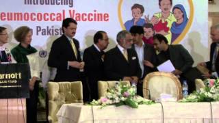 GAVI Pakistan pneumococcal vaccine Pt 3 ceremony  9 Oct 2012 Broll [upl. by Ecart]