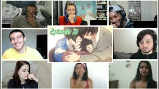 Demon Slayer  Kimetsu no Yaiba episode 21 reaction mashup [upl. by Ysabel723]