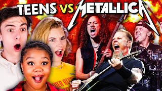 Do Teens Know Metallica Songs Enter Sandman Master of Puppets One Nothing Else Matters [upl. by Shakti]