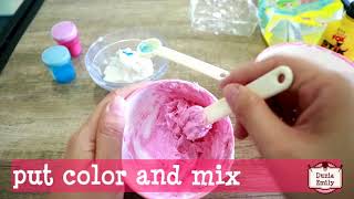 DIY Whipple Cream  Cara Membuat Krim Palsu  Decoden Cream [upl. by Alisun817]