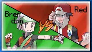 Pokemon Brendan VS Red [upl. by Neehsar]