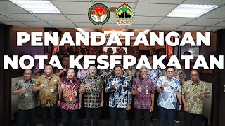 PENANDATANGANAN NOTA KESEPAKATAN PELAKSANAAN TRIDHARMA PERGURUAN TINGGI IPDN DI PROVINSI JAWA TENGAH [upl. by Lesoj]