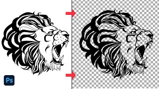 How to Remove White Background amp Make it Transparent  Transparent Logo in Photoshop [upl. by Gawain]