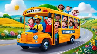 wheels on the bus lyricsWheels on the Bus  More Nursery Rhymes amp Kids Songs nursery rhymespoems [upl. by Aicemed]