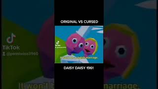 ORIGINAL VS CURSED DAISY DAISY 1961 daisydaisy [upl. by Aliuqa]