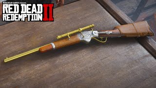 RED DEAD REDEMPTION 2  CARBINE REPEATER Weapons Customization amp Showcase [upl. by December848]