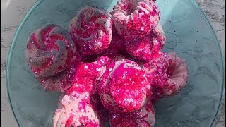 PRETTY PINK BUNDTS  GYMCHALK  GYMCHALK ASMR  REFORMS  GYMCHALK REFORMS  SQUEAKS  GLITTER [upl. by Fulbert]