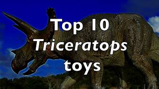 Top 10 Triceratops toys [upl. by Nwahsyar]