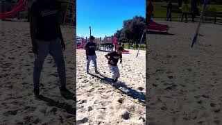 Agility ladder training in the sand for fast feet Football Training [upl. by Immij]