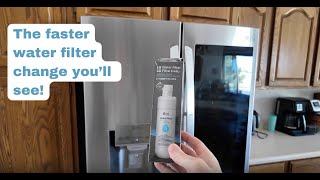 How to Change and Install Water Filter for LG Fridge Filter Replacement for LT1000P [upl. by Anoj]