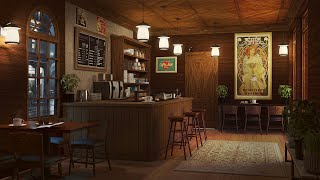 Coffee Shop Sounds with Gentle Jazz Music for Study amp Relaxation [upl. by Alvie696]