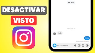 Cómo DESACTIVAR el VISTO en INSTAGRAM 2024 [upl. by Mccafferty916]