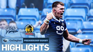 Sale v Exeter  HIGHLIGHTS  Debut Try for Carpenter  Gallagher Premiership 202223 [upl. by Hammock549]