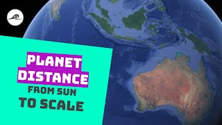 Using Google Earth to Show Planet Distance From Sun to Scale [upl. by Sebastiano]