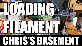 Loading Filament  Bondtech Extruder  Chriss Basement [upl. by Doti768]