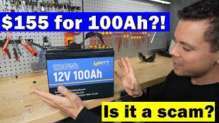 155 quotWattCyclequot LiFePO4 Budget Battery Tested Is it a Scam [upl. by Aicenert259]