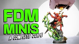 How to Print AMAZING FDM Miniatures  A Complete Guide to FDM 3d Printed Minis 2024 [upl. by Alrahs35]