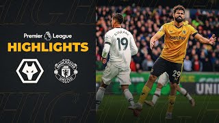 A Narrow Defeat  Wolves 01 Man United  Highlights [upl. by Darleen]