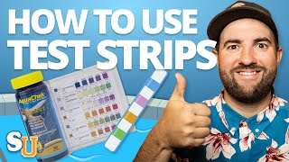 Pool TEST STRIPS How to Use Them the RIGHT Way  Swim University [upl. by Yren]