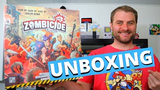 Zombicide 2nd Edition Board Game Unboxing [upl. by Xantha]