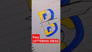 Easy Lettering Ideas 💡shorts letters penstrokes [upl. by Flossy848]