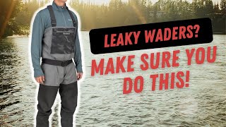 Fix Leaky Waders Fast amp Easy  Repair Waders In Minutes [upl. by Strickler]