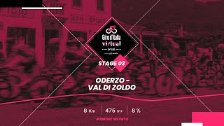 BKOOL  Etapa 3 Giro dItalia Virtual ENEL 2023 [upl. by Sirromaj]