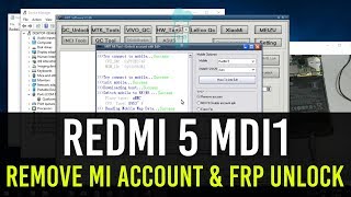 Redmi 5 MDI1 Remove Mi Account amp Frp Lock Mrt Tool [upl. by Farrel351]