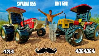 RC HMT 5911 Vs John Deere 5050D Vs RC Swaraj 855  Chatpat toy TV [upl. by Tiphanie142]