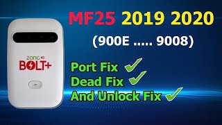 Zong MF25 2019 2020 900E  9008 Port Fix Dead Fix And Unlock Fix 10000 [upl. by Hoffmann]