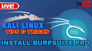 Live install Burp Suite Pro on Kali Linux [upl. by Bryner]